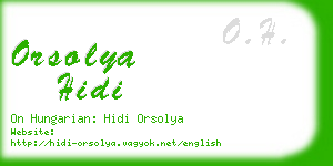 orsolya hidi business card